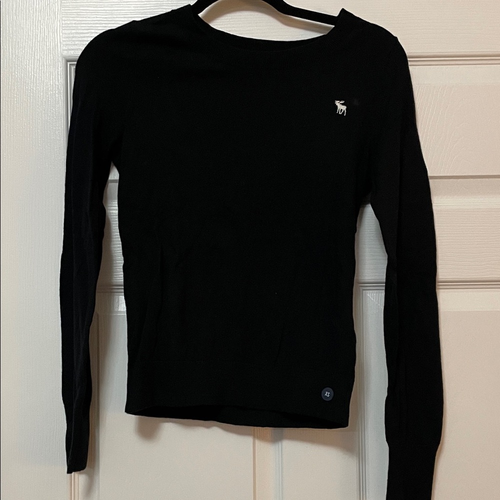 Abercrombie & Fitch Black Long Sleeve sweater size XS